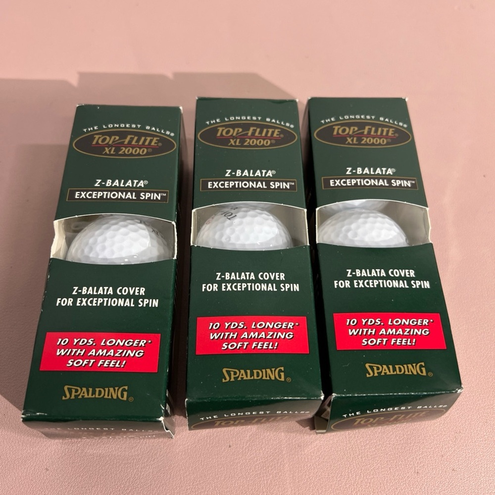 Spalding TOP Flite XL 2000 Exceptional Spin golf balls 3‎ Packs Z balance Cover